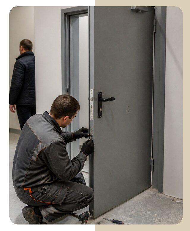 Ремонт противопожарной двери в Пензе по цене 6672 р. | ДвериЛегко-Пнз